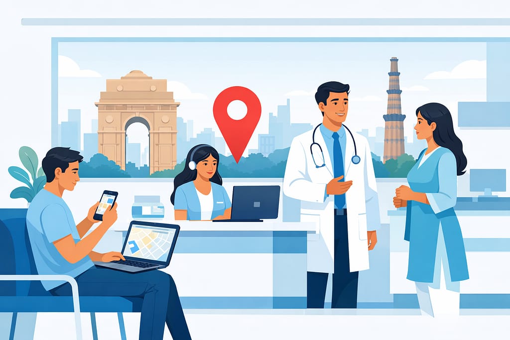 How Hospitals & Clinics in Delhi Can Get More Patients Online in 2026 hospital clinic marketing delhi